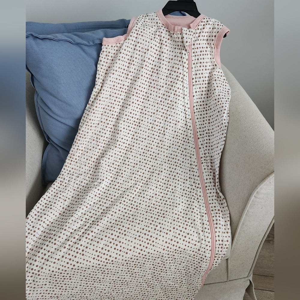 Honest Co organic cotton reversible sleep sack